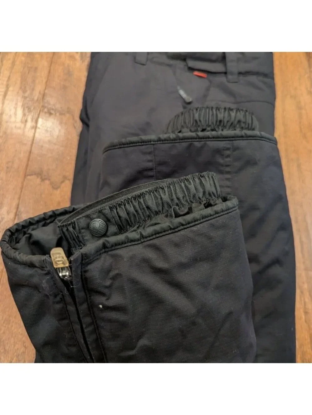 Mec Recco Snow Pants Ski snowboarding pants, black, SZ 8 youth/kids Unisex